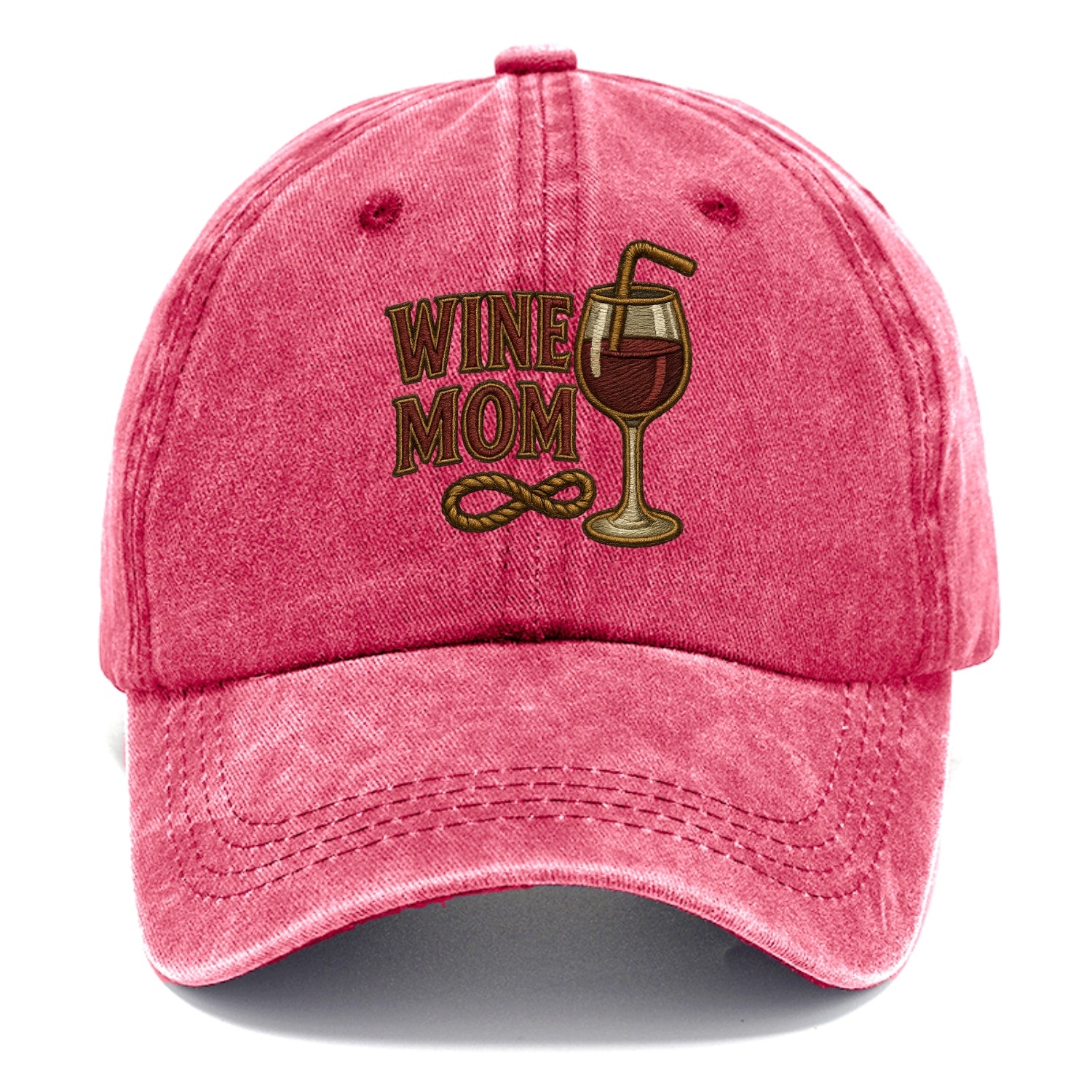 Wine Mom  - Classic Cap - Pomegranate Blush(Pink)