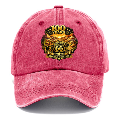 PAINTED DESERT | Colorful desert landscape | Route 66 winding through | Natural - Classic Cap - Pomegranate Blush(Pink)