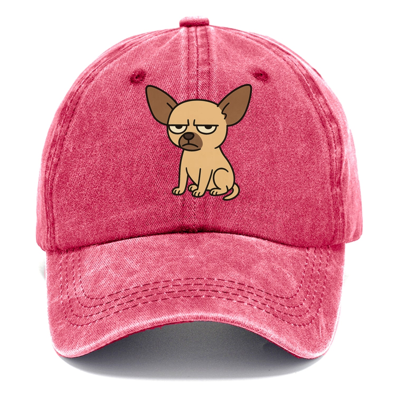 The Chihuahua Judging Silently - Classic Cap - Pomegranate Blush(Pink)