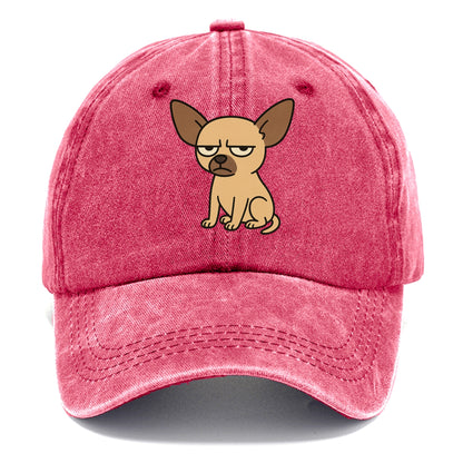 The Chihuahua Judging Silently - Classic Cap - Pomegranate Blush(Pink)