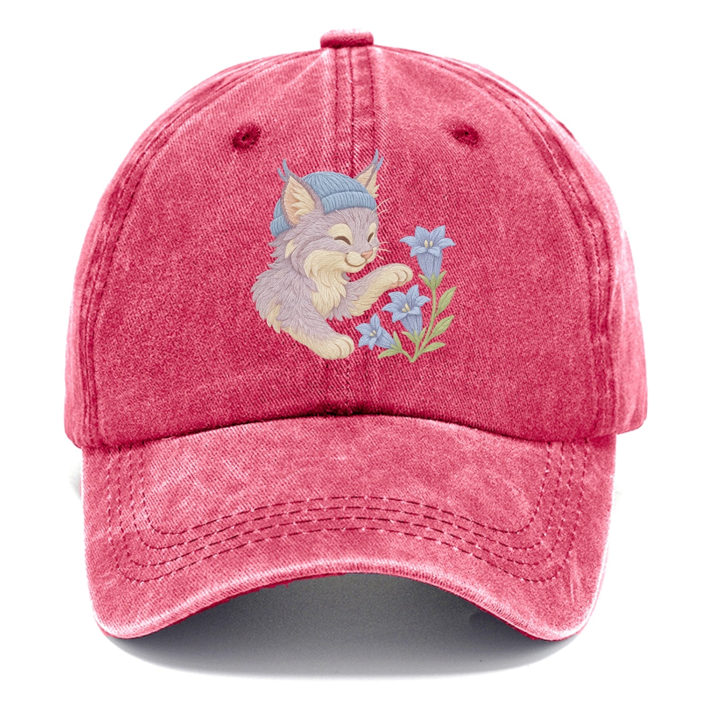 Lynx and Gentian  - Classic Cap - Pomegranate Blush(Pink)