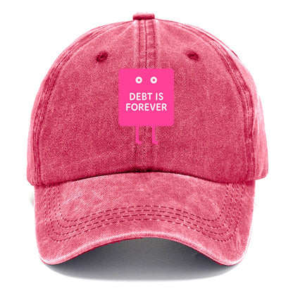 DEBT IS FOREVER | Immortal credit card - Classic Cap - Pomegranate Blush(Pink)