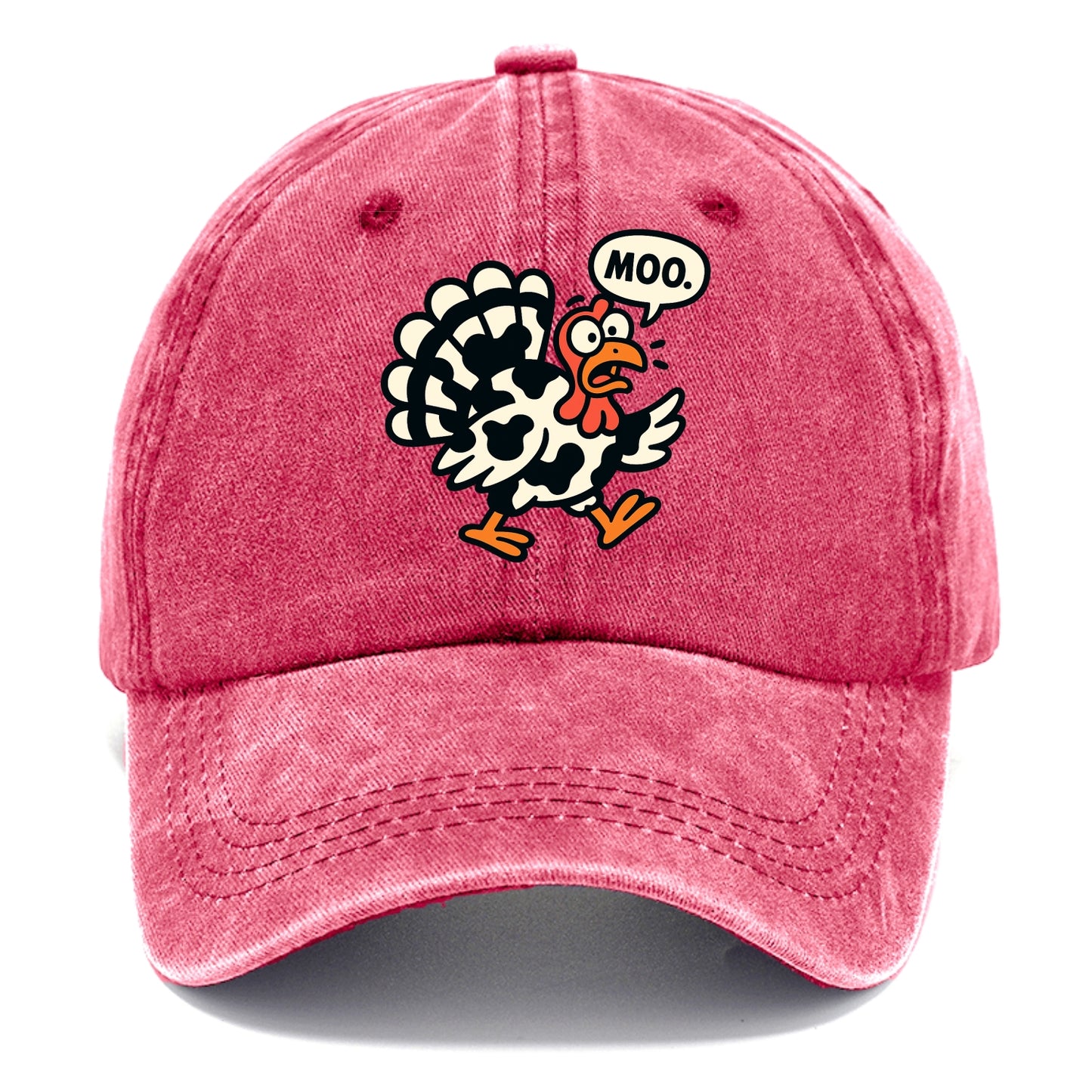 Mooing Turkey - Classic Cap - Pomegranate Blush(Pink)