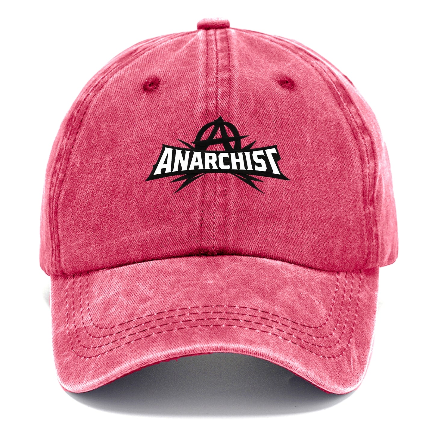 Bold typography design - "ANARCHIST" - no masters, self-governed - Classic Cap - Pomegranate Blush(Pink)