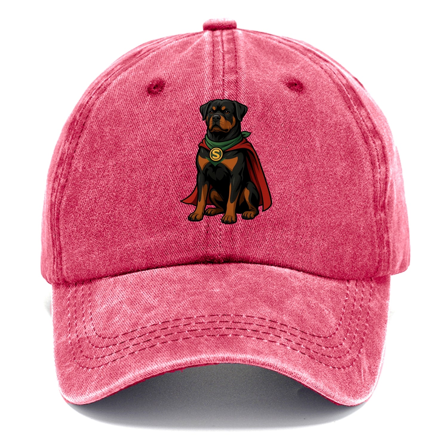 Rottweiler Strong Hero  - Classic Cap - Pomegranate Blush(Pink)
