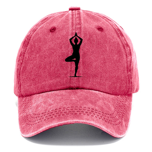 Yoga practitioner in tree pose - Classic Cap