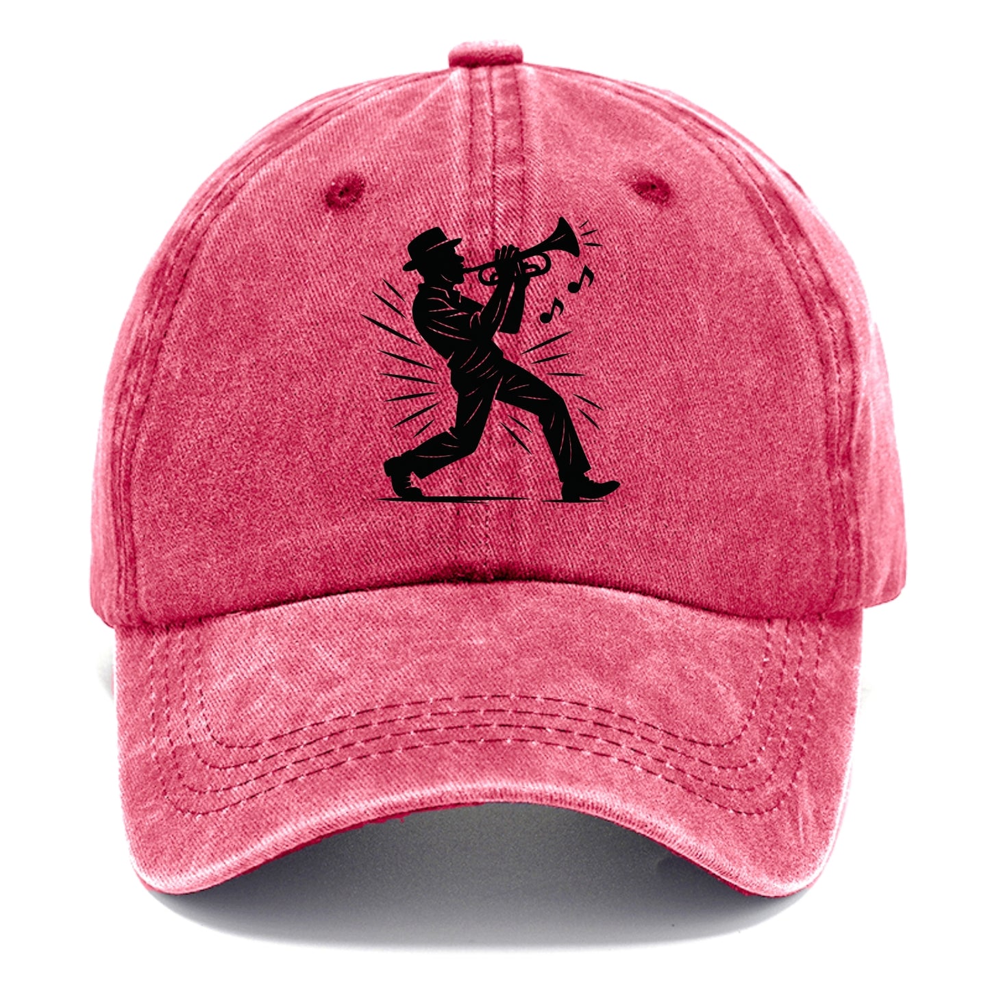 New Orleans jazz musician street corner - Classic Cap - Pomegranate Blush(Pink)