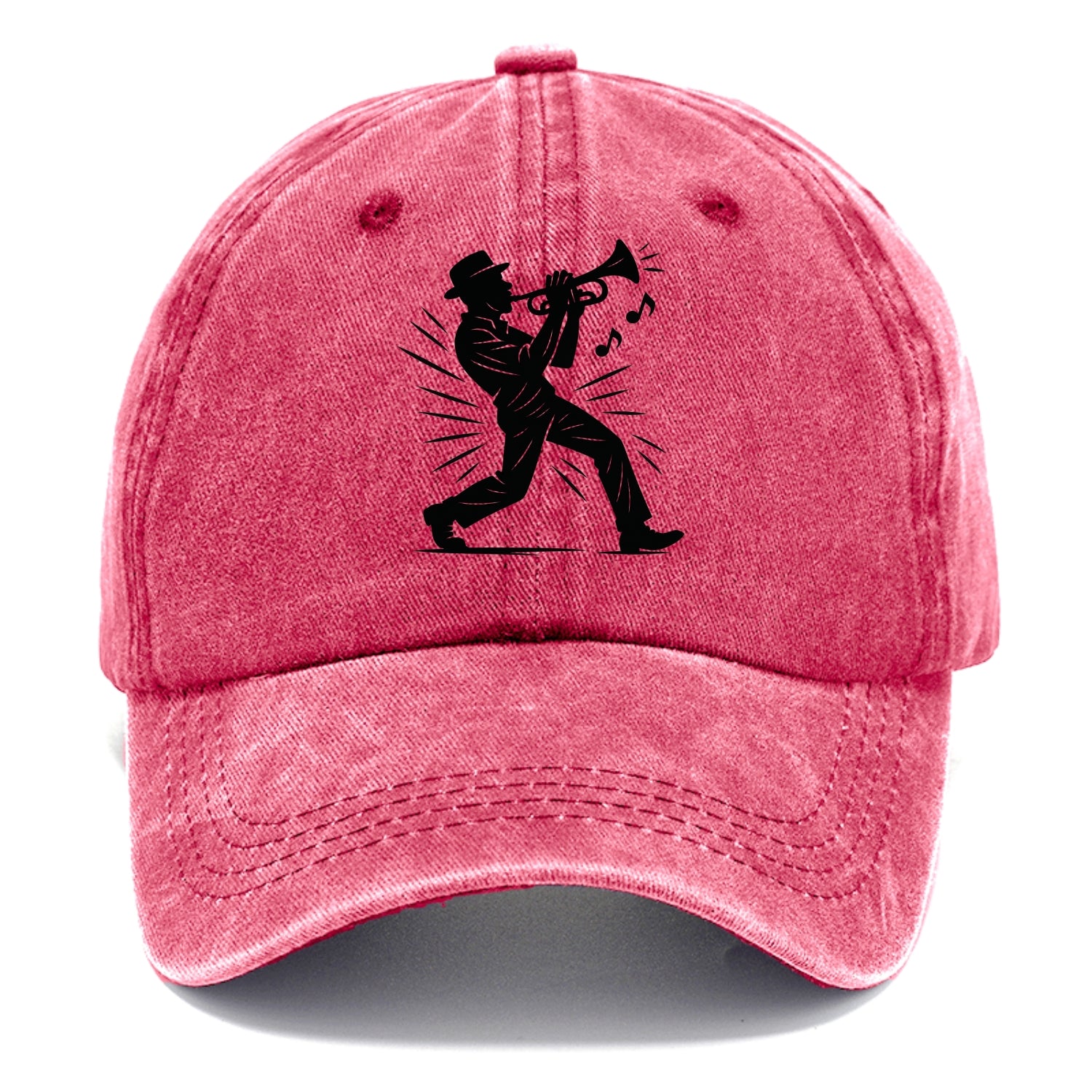 New Orleans jazz musician street corner - Classic Cap - Pomegranate Blush(Pink)
