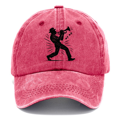 New Orleans jazz musician street corner - Classic Cap - Pomegranate Blush(Pink)