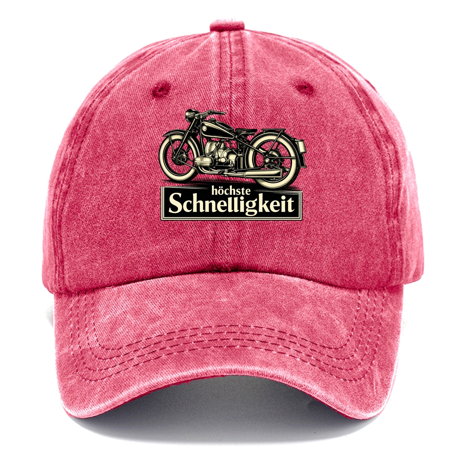 German Speed Motorcycle - Classic Cap - Pomegranate Blush(Pink)