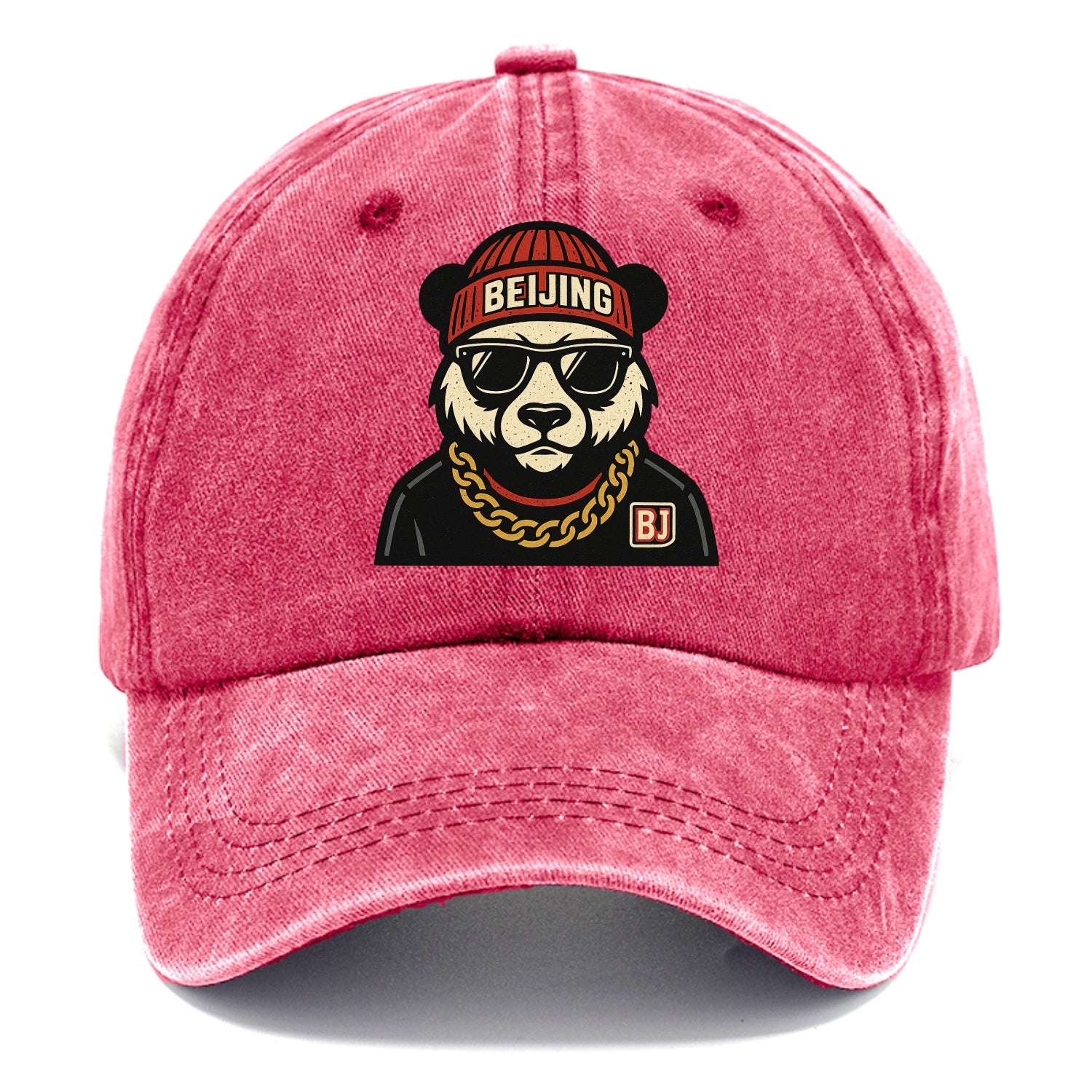 Beijing Panda - Classic Cap - Pomegranate Blush(Pink)