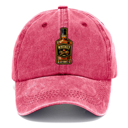 WHISKEY BOTTLE - bourbon bottle in amber and gold , spirits connoisseur - Classic Cap - Pomegranate Blush(Pink)