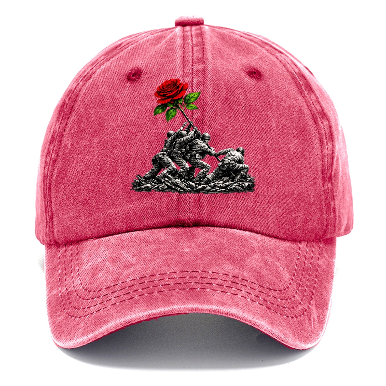 Iwo Jima Rose - Classic Cap - Pomegranate Blush(Pink)