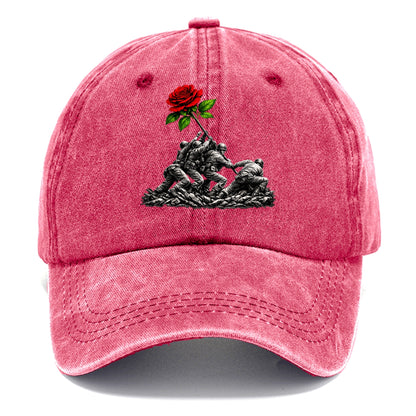Iwo Jima Rose - Classic Cap - Pomegranate Blush(Pink)