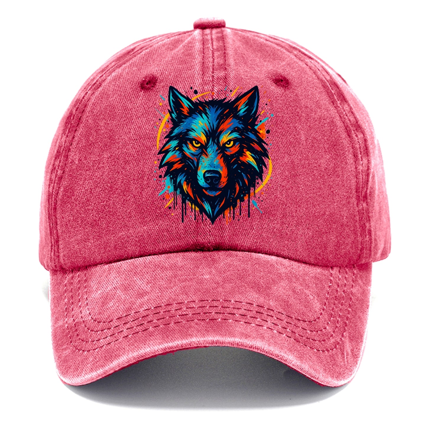 Alpha Wolf Leader  - Classic Cap - Pomegranate Blush(Pink)