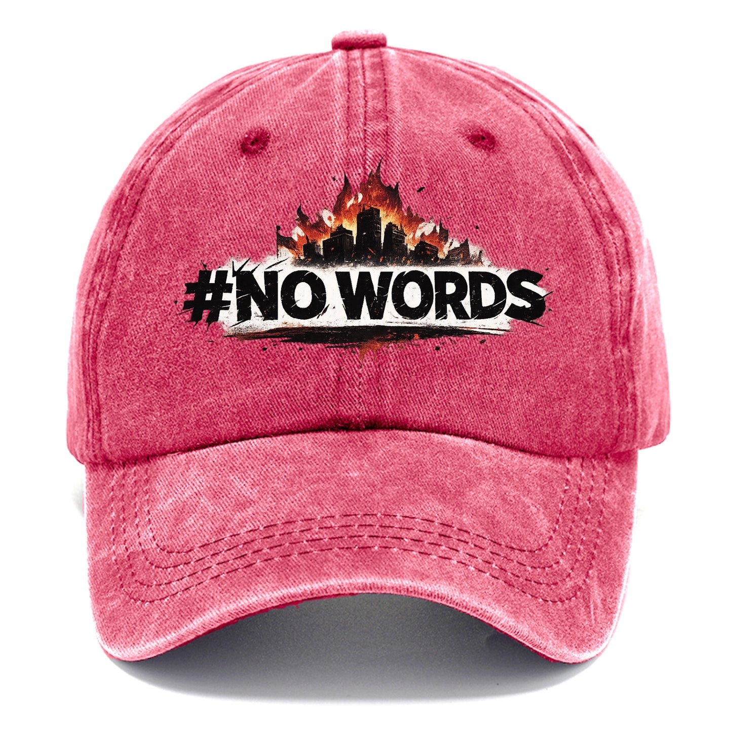 No Words - Classic Cap - Pomegranate Blush(Pink)