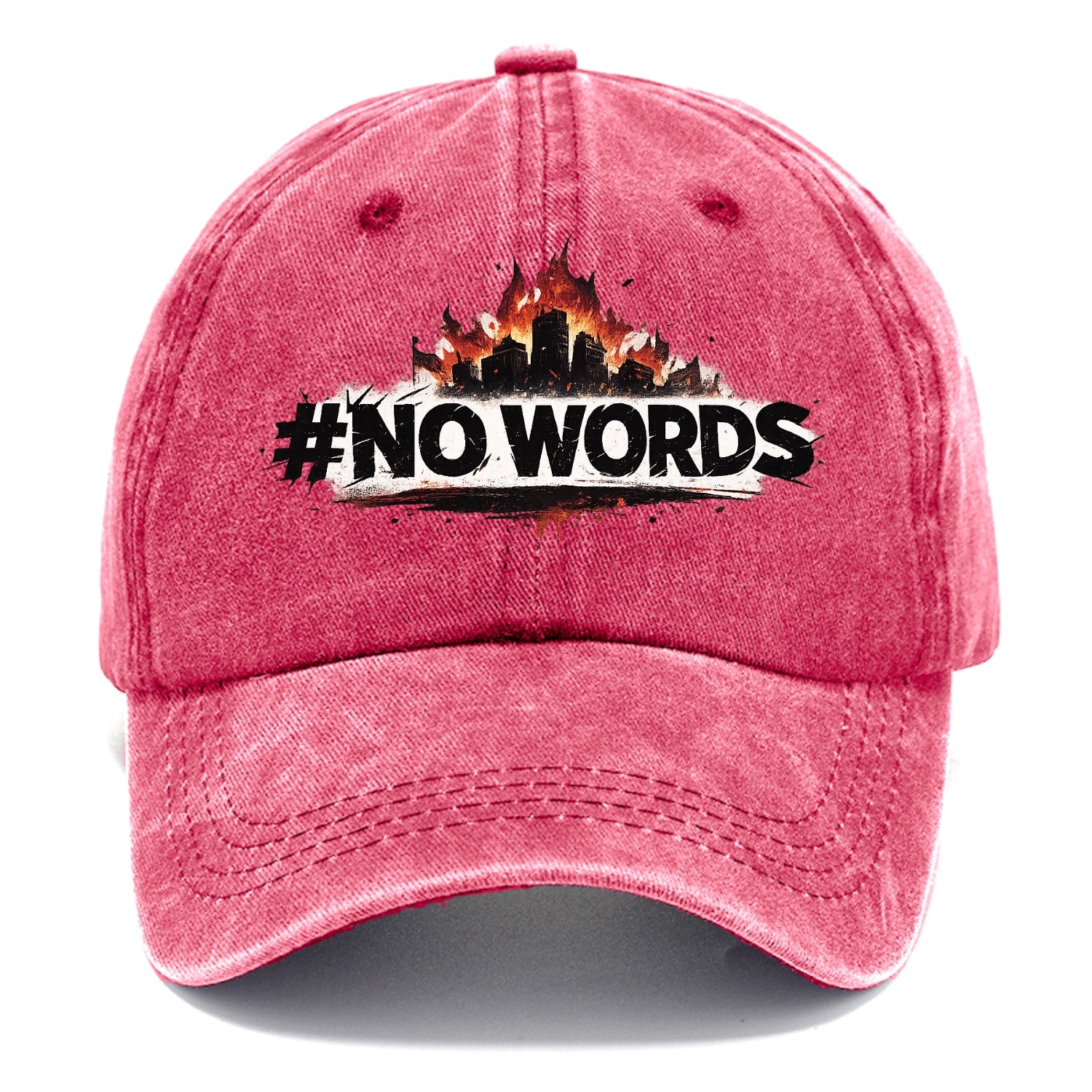 No Words - Classic Cap - Pomegranate Blush(Pink)