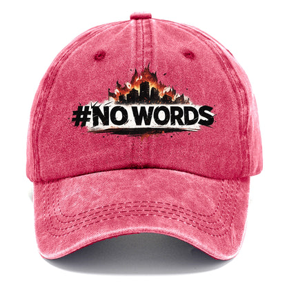 No Words - Classic Cap - Pomegranate Blush(Pink)