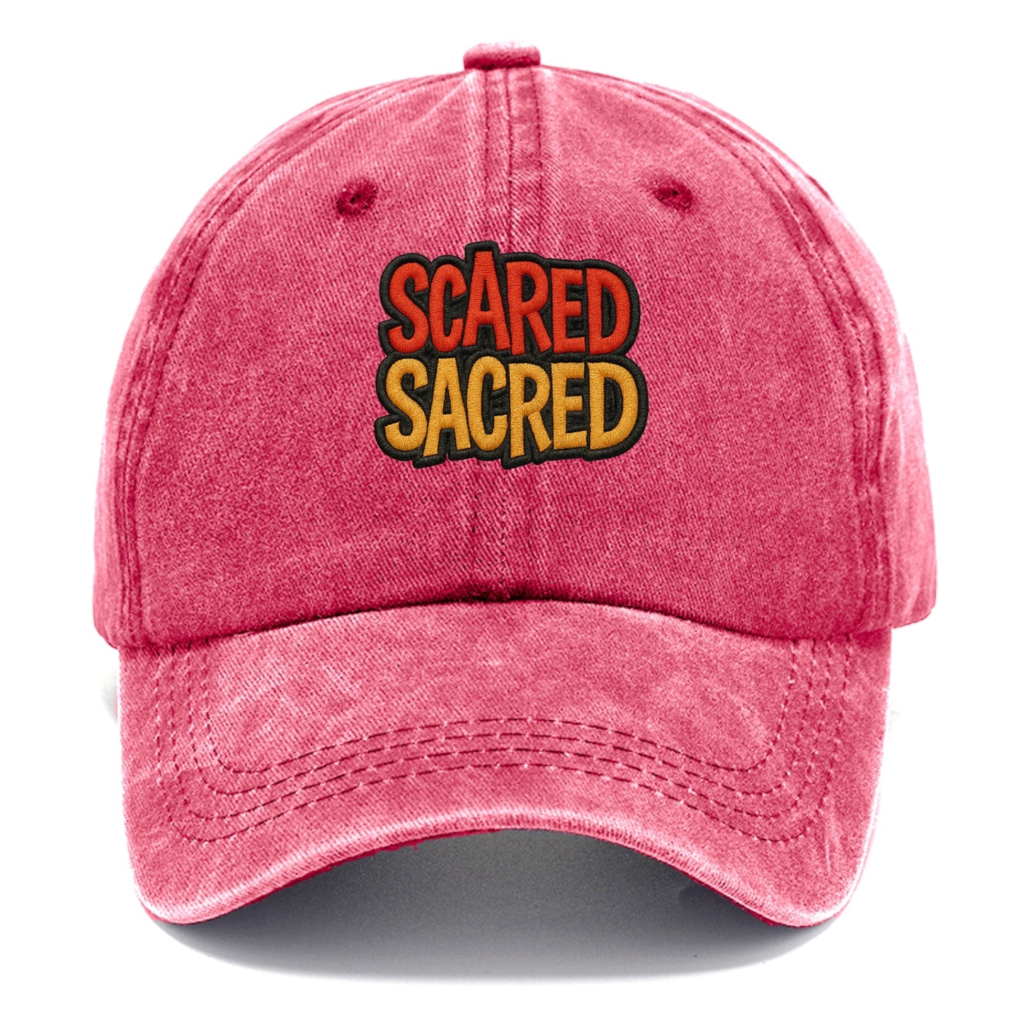 SCARED;SACRED JOURNEY Spiritual Purple Hat - Classic Cap - Pomegranate Blush(Pink)