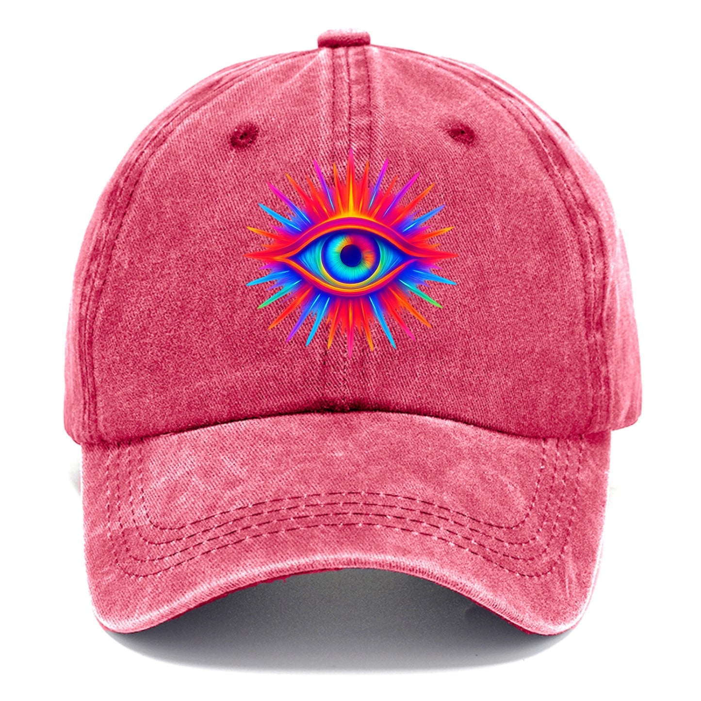 Rainbow Third Eye - Prismatic eye radiat Classic Cap - Pomegranate Blush(Pink)