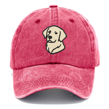 Golden Retriever - Head tilt curious pos Classic Cap - Pomegranate Blush(Pink)