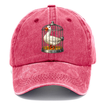 Duck In Cage - Classic Cap - Pomegranate Blush(Pink)
