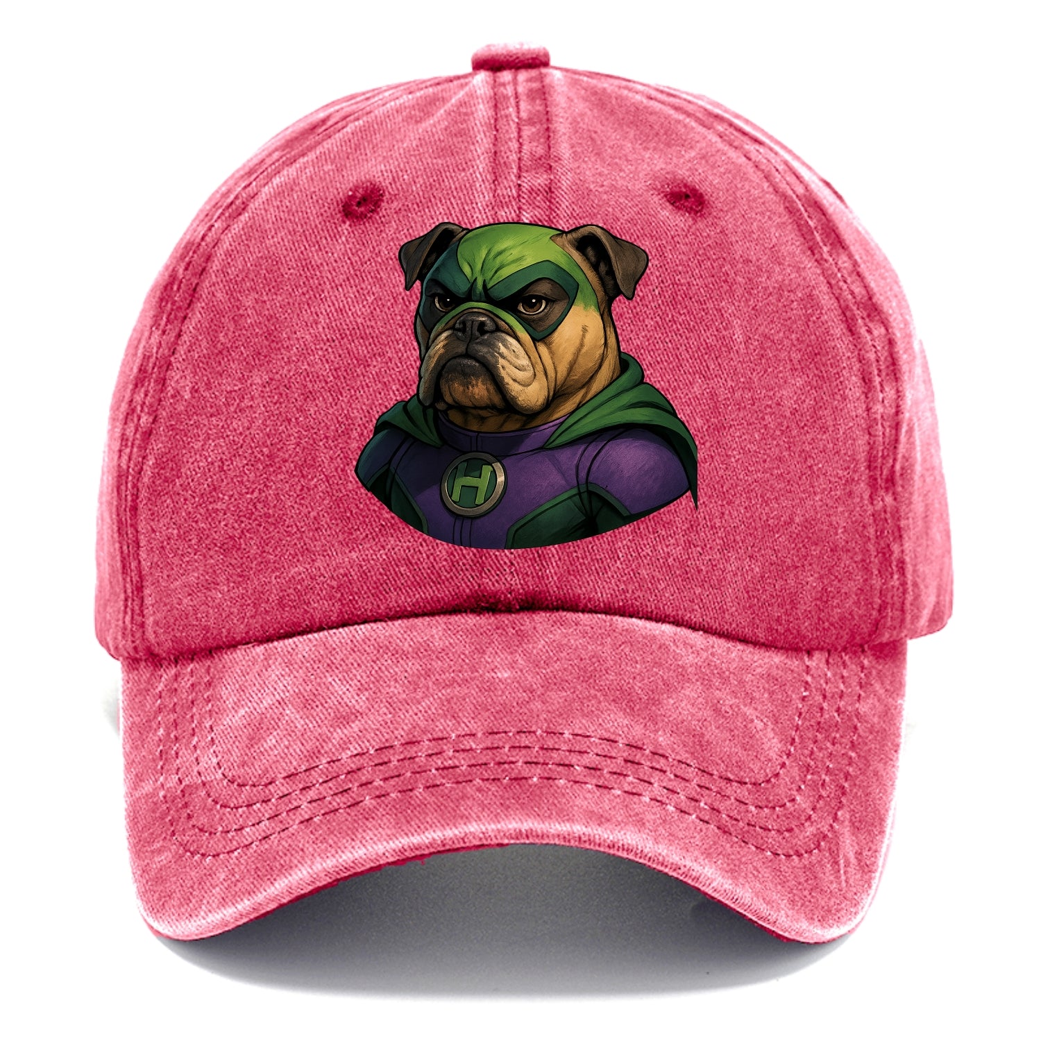 Bulldog Strong Hero  - Classic Cap - Pomegranate Blush(Pink)