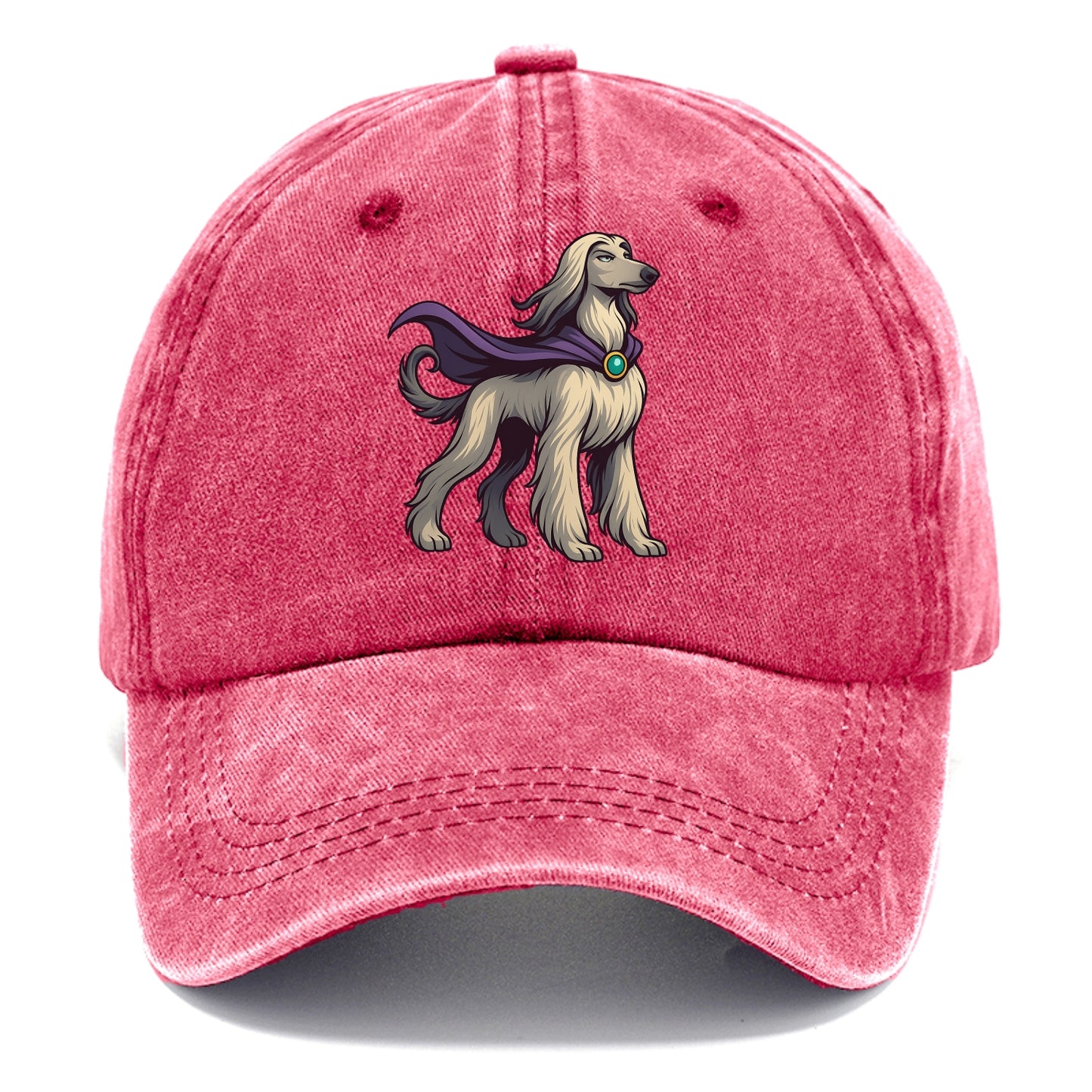 Afghan Hound Mystic Hero  - Classic Cap - Pomegranate Blush(Pink)