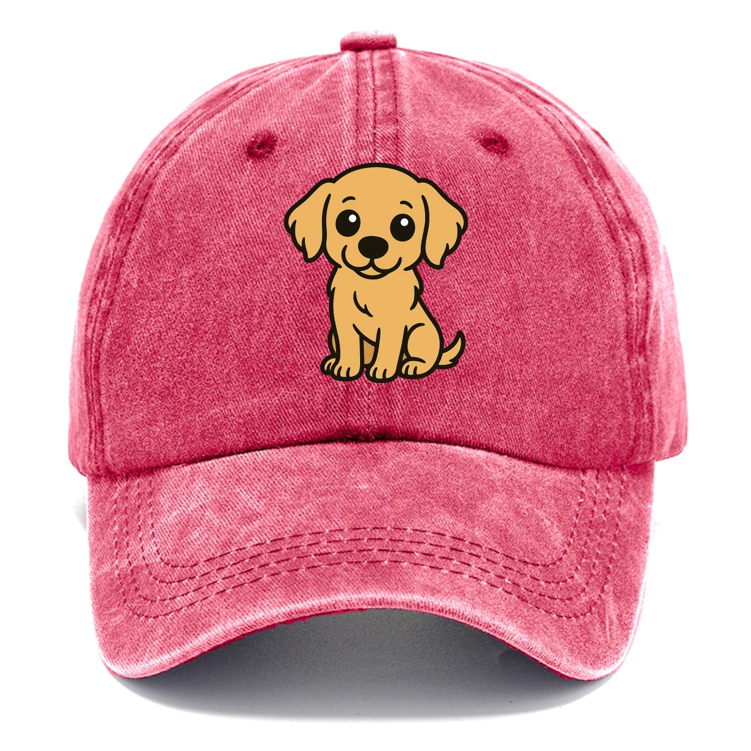 Golden Retriever - Head tilt curious pose - Classic Cap - Pomegranate Blush(Pink)