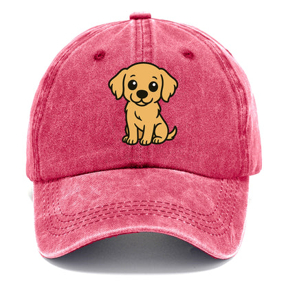 Golden Retriever - Head tilt curious pose - Classic Cap - Pomegranate Blush(Pink)