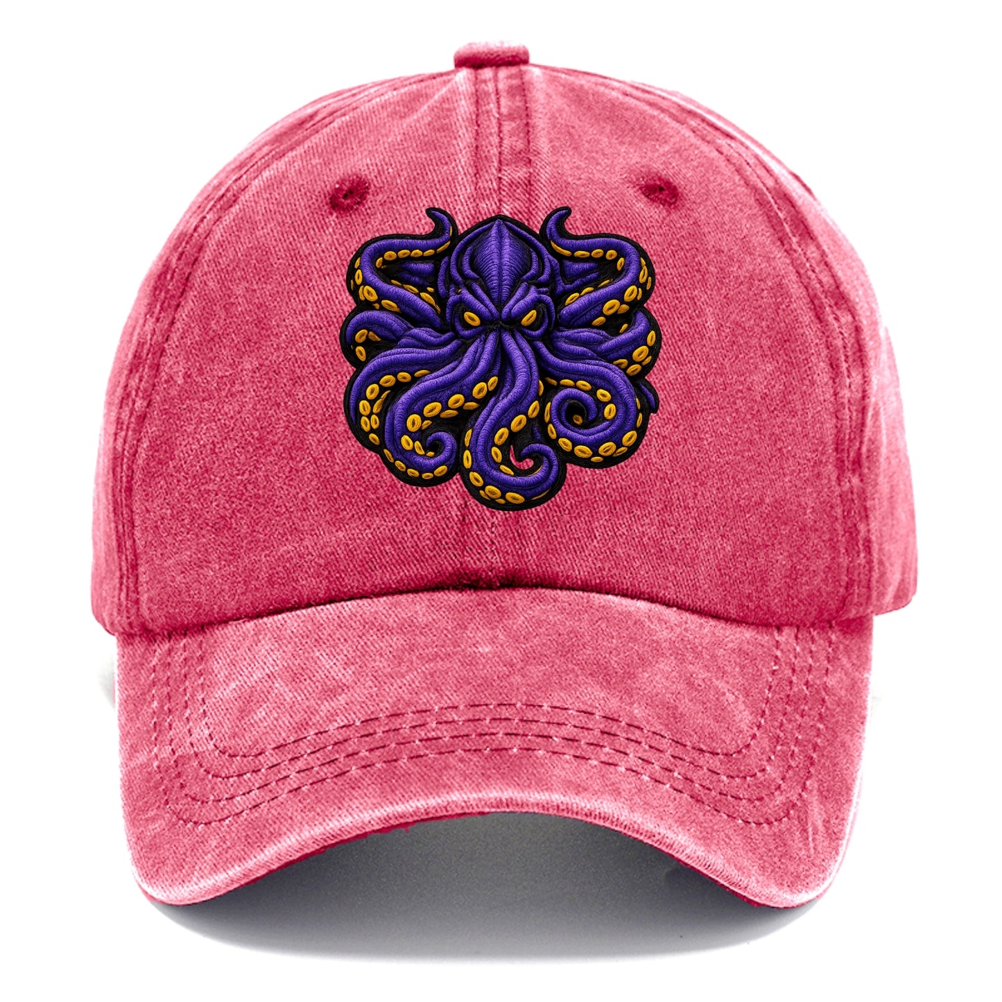 KRAKEN TENTACLES - sea monster in purple and black , deep sea - Classic Cap - Pomegranate Blush(Pink)