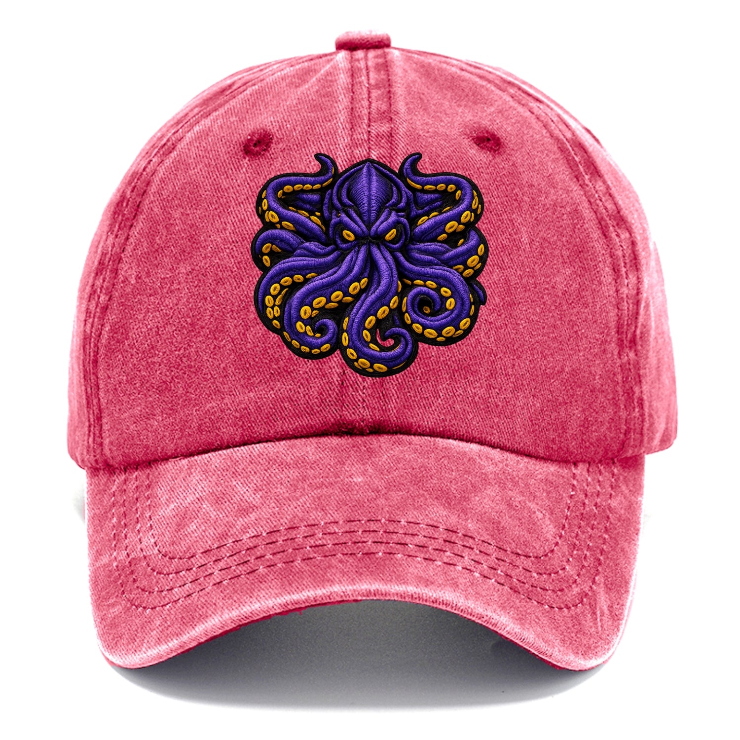 KRAKEN TENTACLES - sea monster in purple and black , deep sea - Classic Cap - Pomegranate Blush(Pink)
