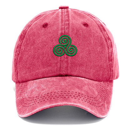 Triple Spiral - Classic Cap - Pomegranate Blush(Pink)