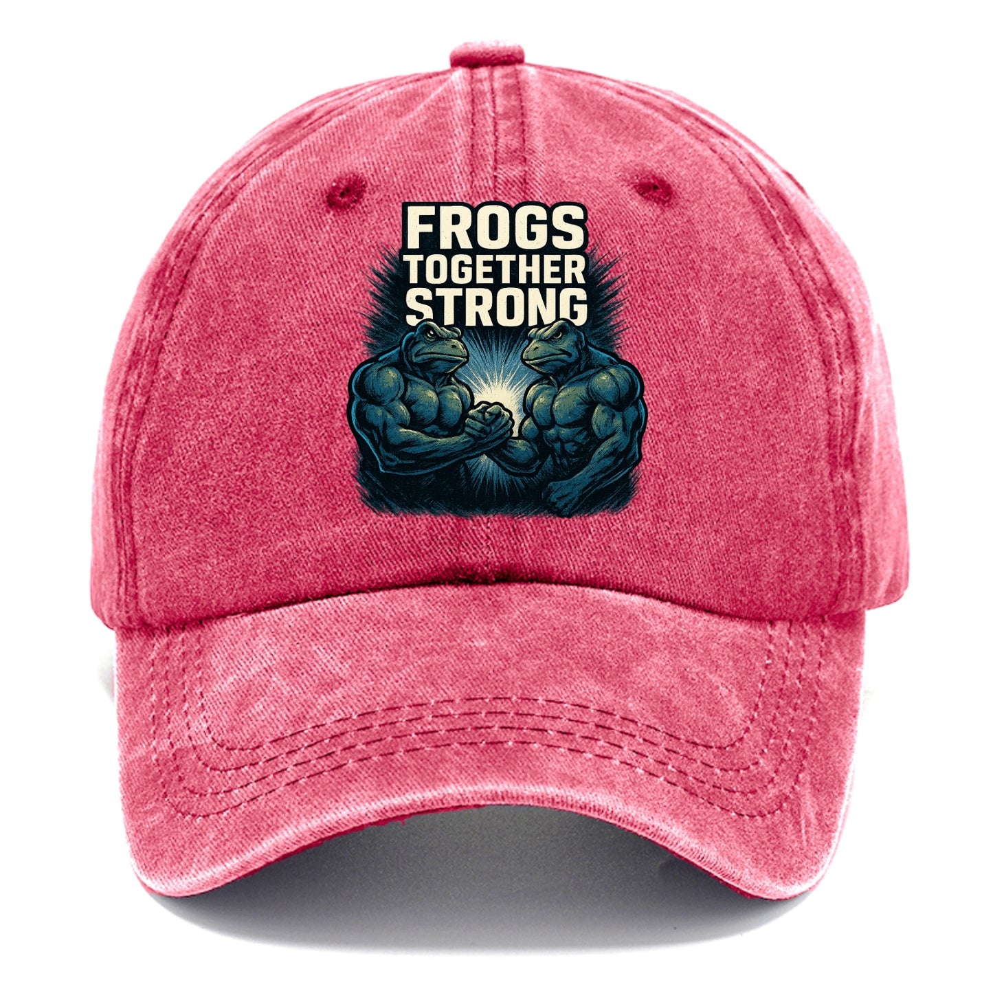 Frogs Together Strong 4 - Classic Cap - Pomegranate Blush(Pink)
