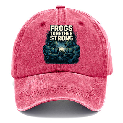 Frogs Together Strong 4 - Classic Cap - Pomegranate Blush(Pink)