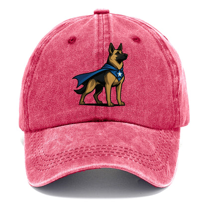 German Shepherd Patriotic Hero  - Classic Cap - Pomegranate Blush(Pink)