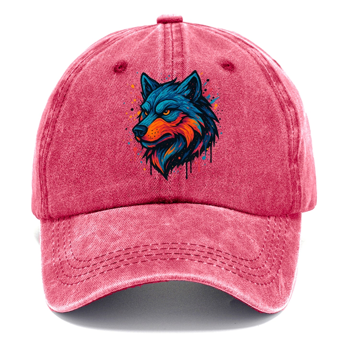 Velvet Wolf Royal  - Classic Cap - Pomegranate Blush(Pink)