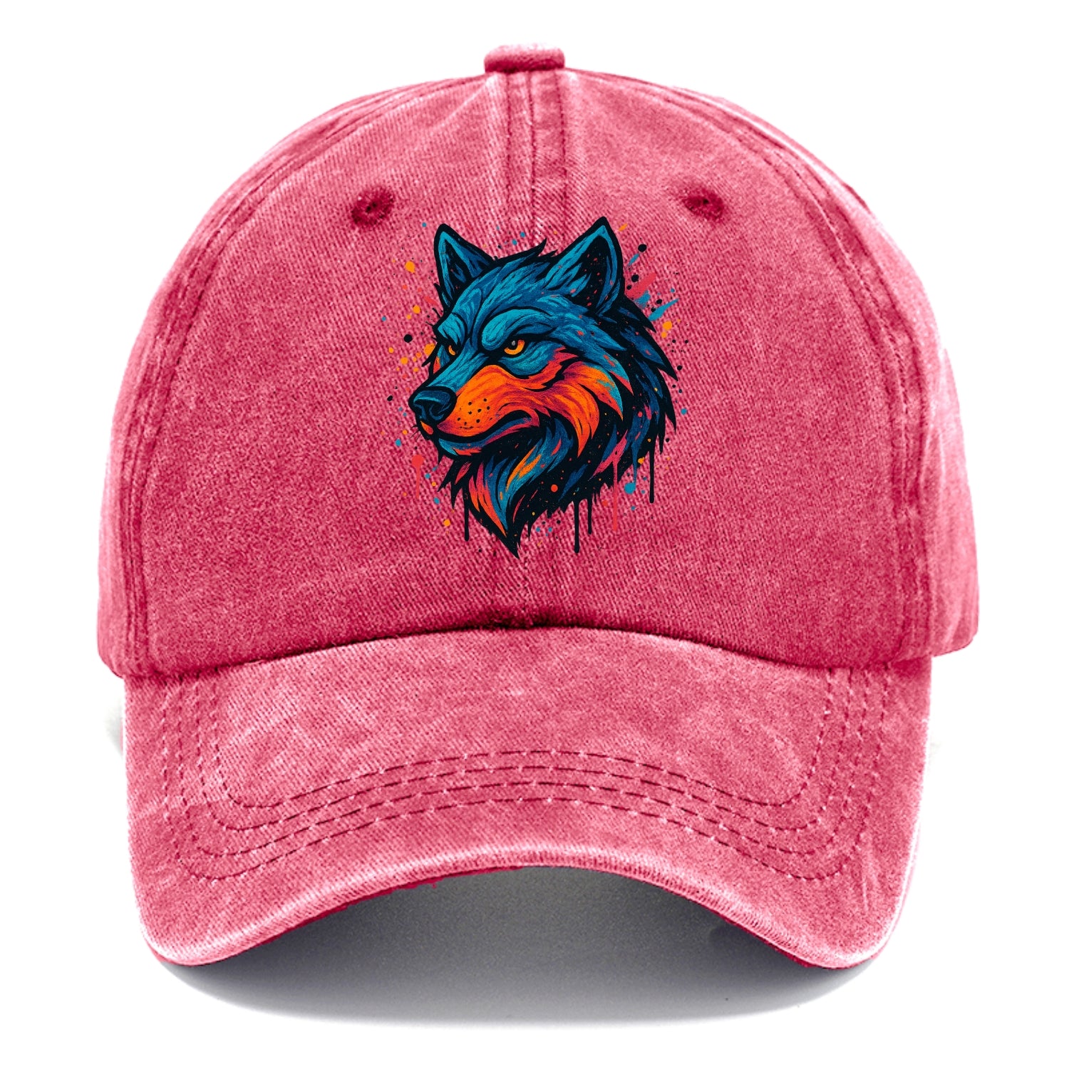 Velvet Wolf Royal  - Classic Cap - Pomegranate Blush(Pink)