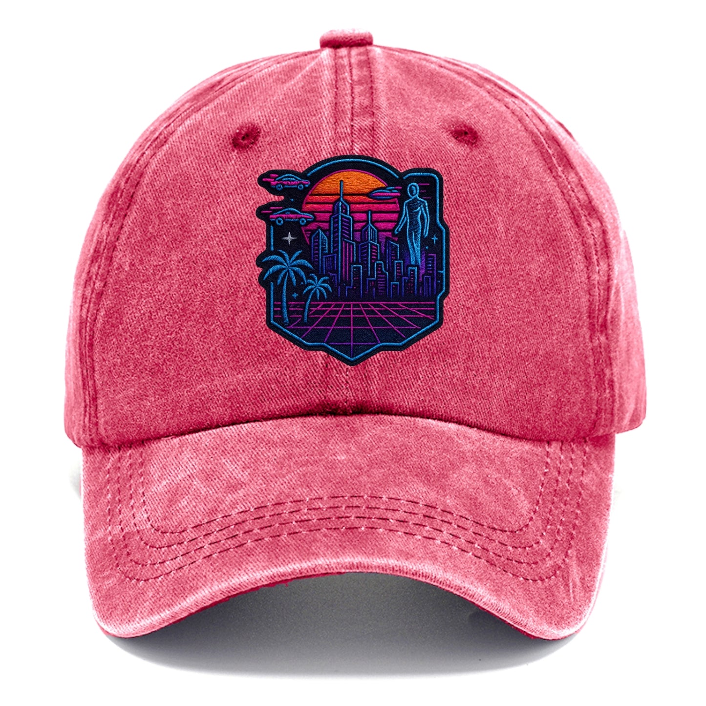 Cyberpunk City - Classic Cap - Pomegranate Blush(Pink)