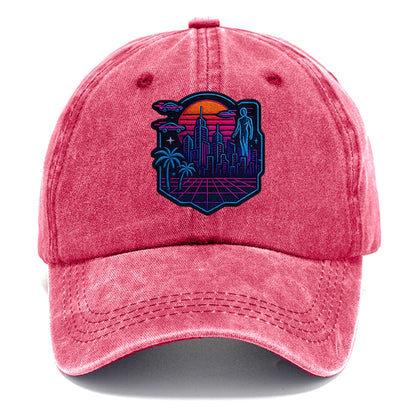 Cyberpunk City - Classic Cap - Pomegranate Blush(Pink)