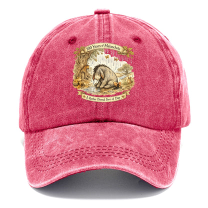 GLOOMY GLEN | Droopy figure in rain | Tattered tail bow | Pessimistic poetry | - Classic Cap - Pomegranate Blush(Pink)
