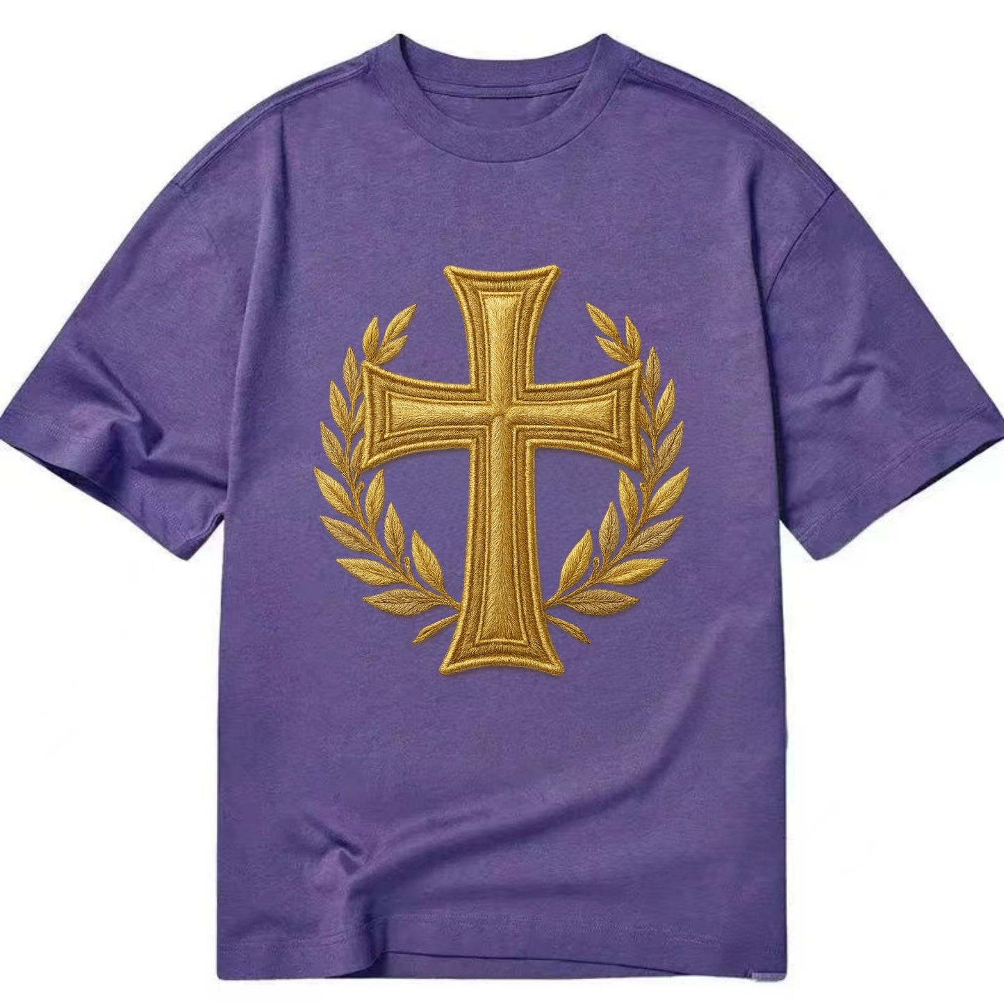 Victory Cross  - Classic T-shirt - Purple