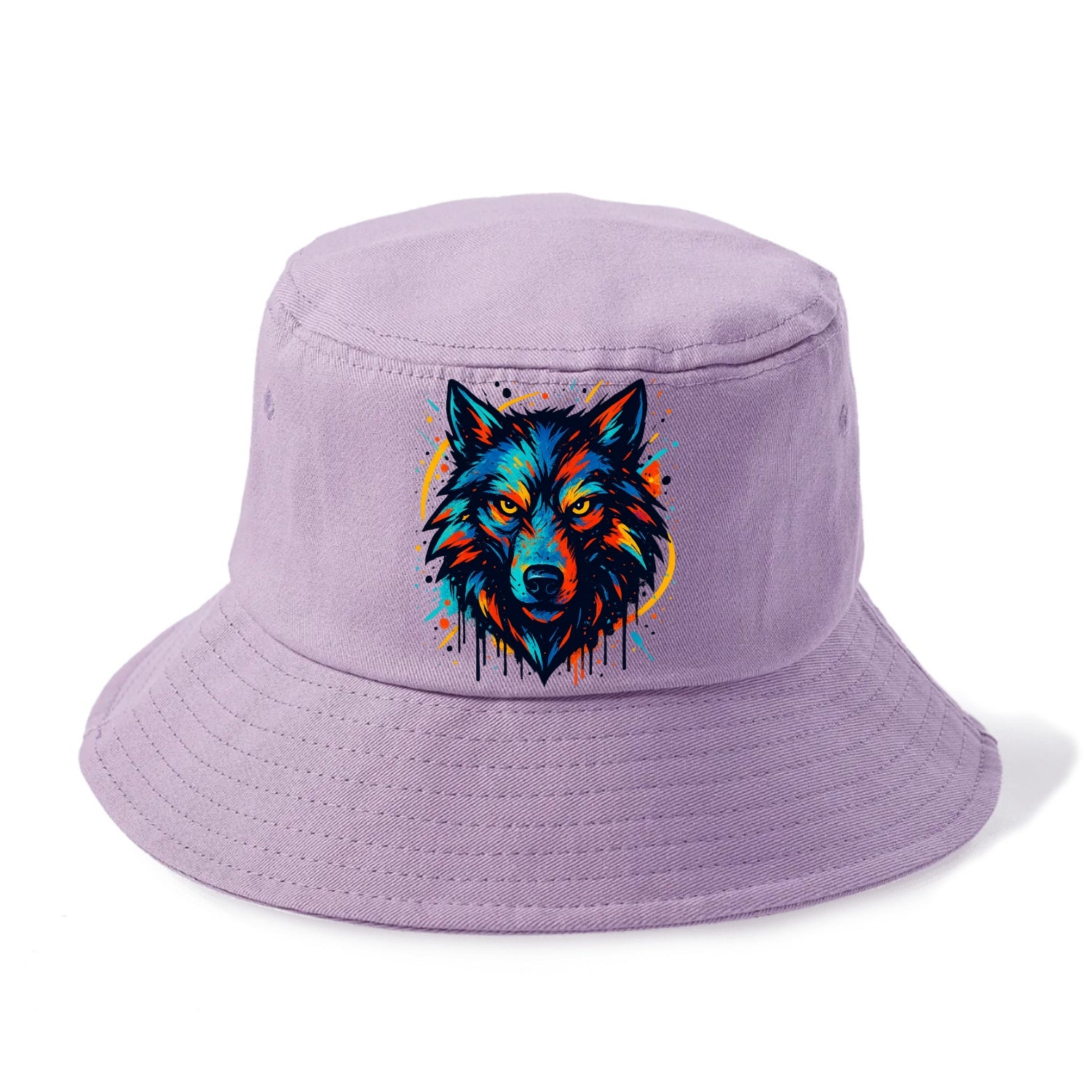 Alpha Wolf Leader  - Bucket Hat - Purple
