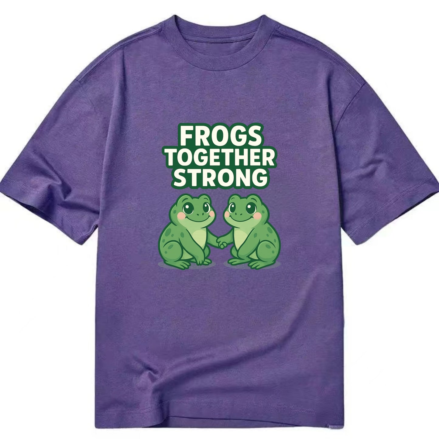 Frogs Together Strong 2 - Classic T-shirt - Purple