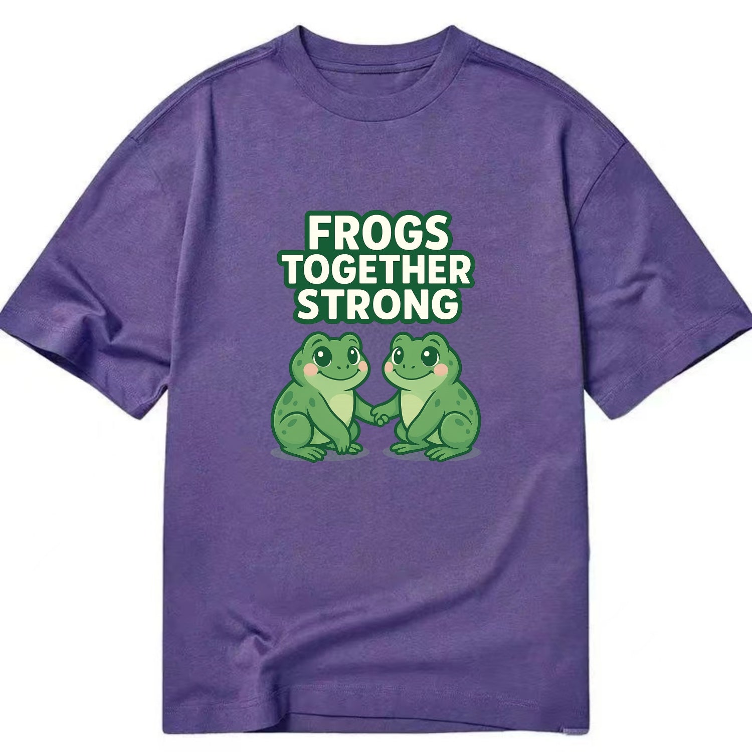 Frogs Together Strong 2 - Classic T-shirt - Purple