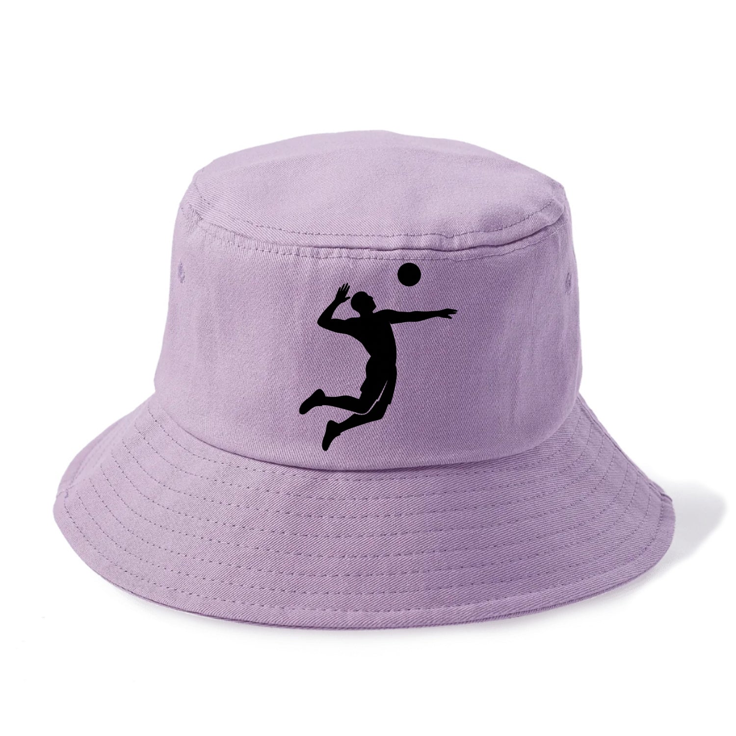 Volleyball player spiking ball - Bucket Hat - Purple