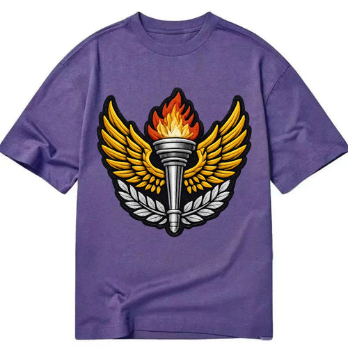TRACK AND FIELD TORCH - Olympic style torch with wings - Classic T-shirt