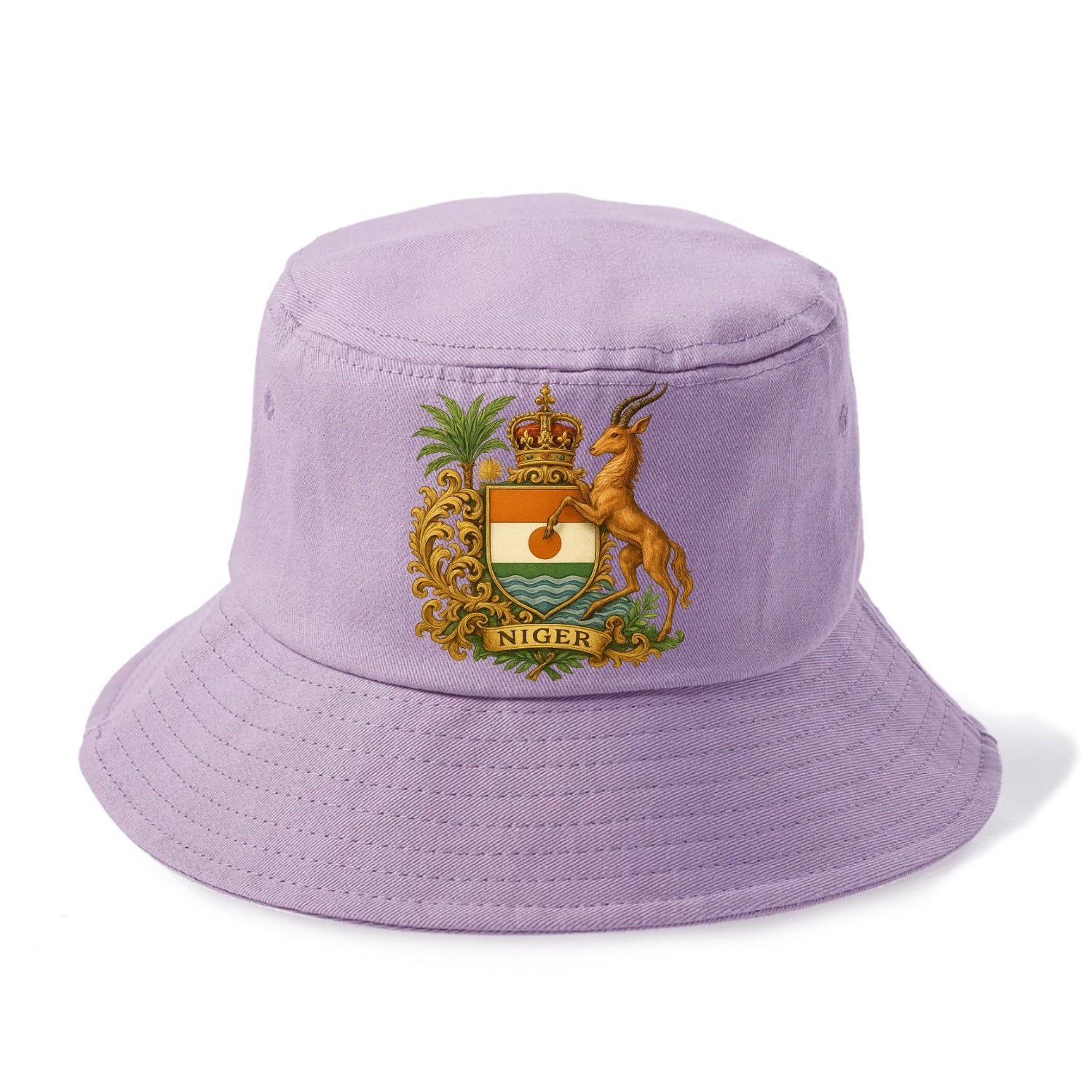 Niger Heritage Badge  - Bucket Hat - Purple