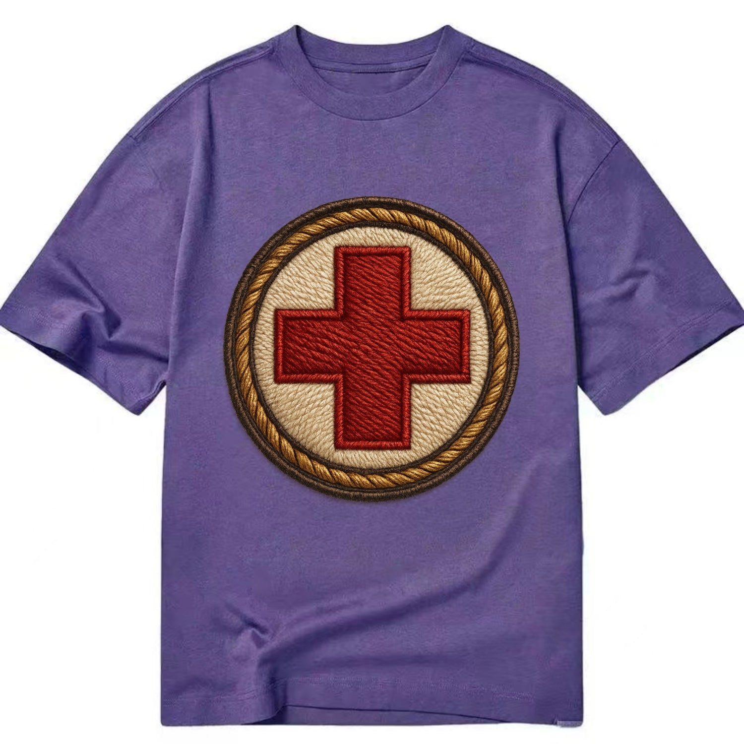 Medical Cross  - Classic T-shirt - Purple