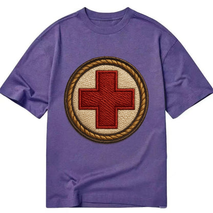 Medical Cross  - Classic T-shirt - Purple